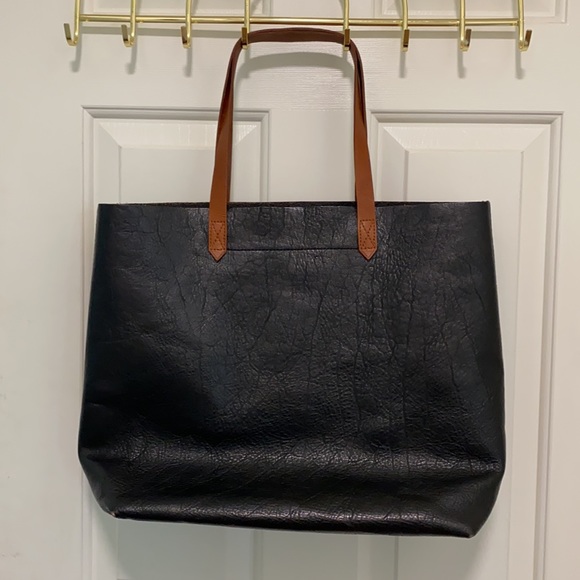 Madewell The Transport Tote - True Black Brown - Picture 4 of 11